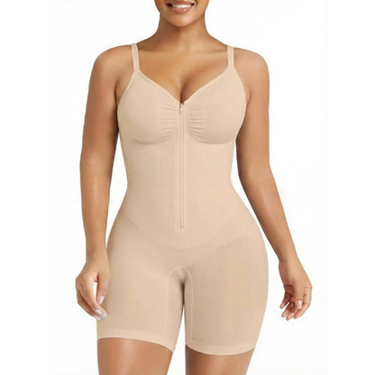 Body Modelador Feminino Sem Costura com Bojo e Efeito Lifting no Bumbum