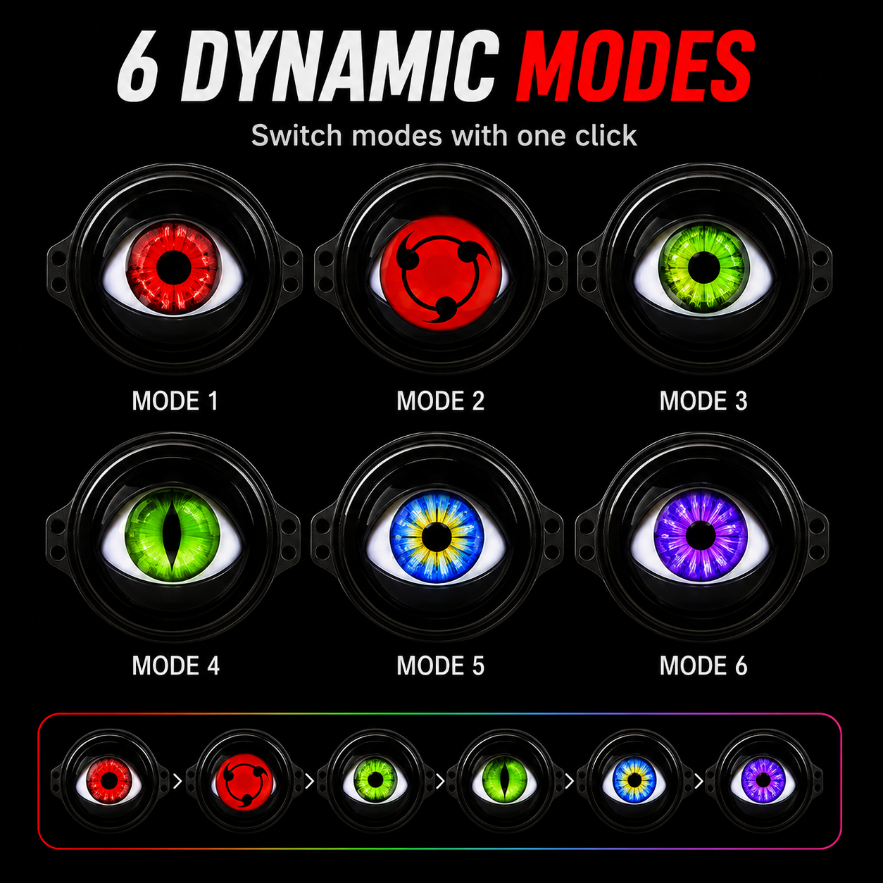 Demon Car Eye LED Headlights