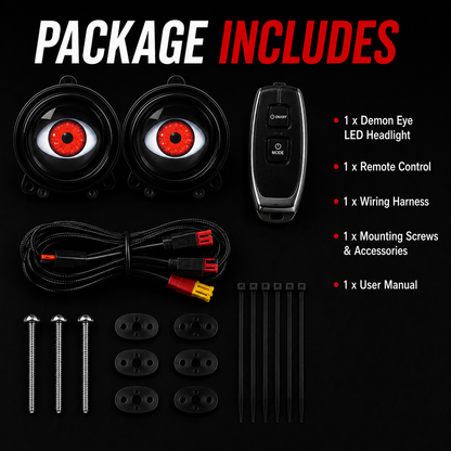 Demon Car Eye LED Headlights